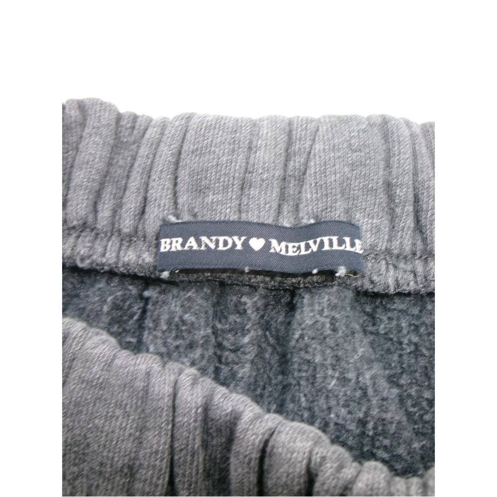 Brandy Melville Charcoal Elastic-Waist Joggers - Picture 3 of 3